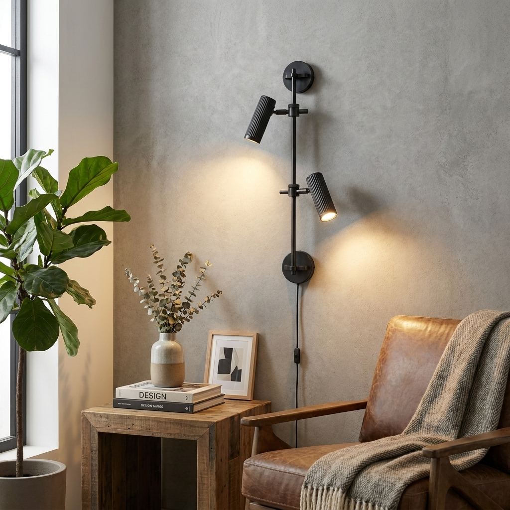 Ormondford Rail Plug-in Wall Light