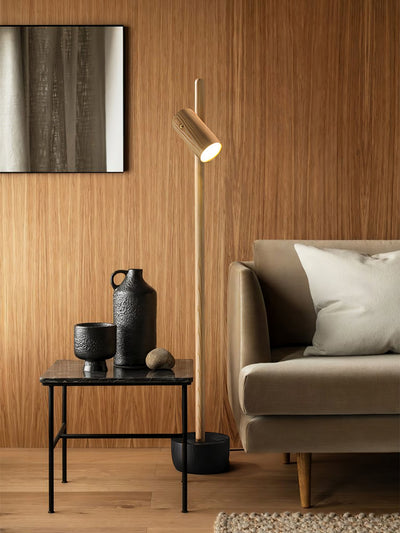 Rinisina Floor Lamp Spotlight Wood
