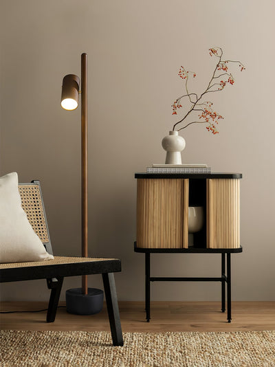 Rinisina Floor Lamp Spotlight Wood