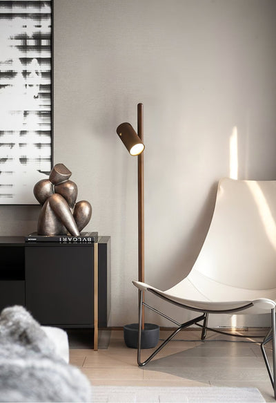 Rinisina Floor Lamp Spotlight Wood