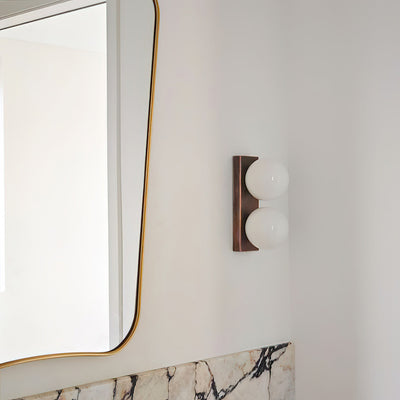 Keswick Opal Globe Wall Lamp