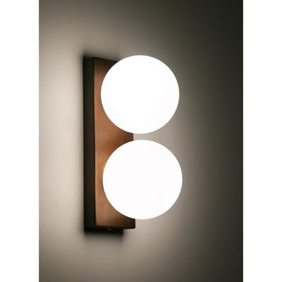 Keswick Opal Globe Wall Lamp
