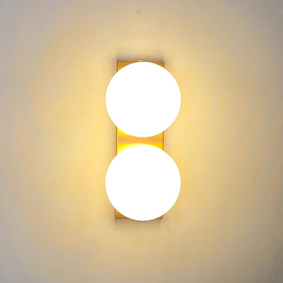 Keswick Opal Globe Wall Lamp