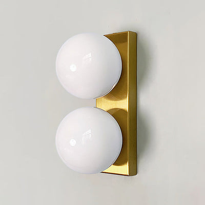 Keswick Opal Globe Wall Lamp