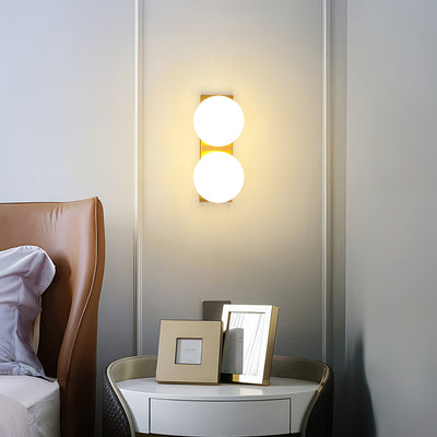Keswick Opal Globe Wall Lamp