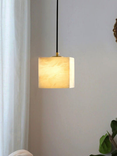 Avenanian Square Alabaster Staircase Chandelier