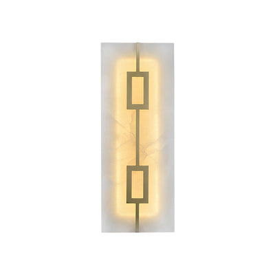 Alvelor Geometric Alabaster Wall Light
