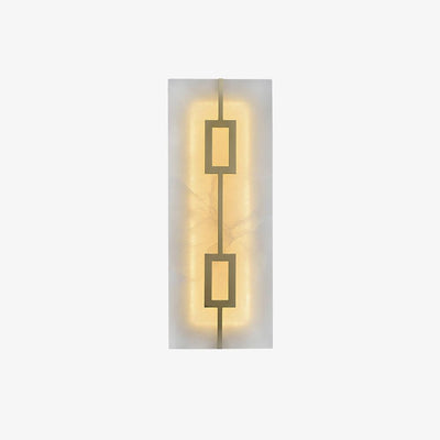 Alvelor Geometric Alabaster Wall Light