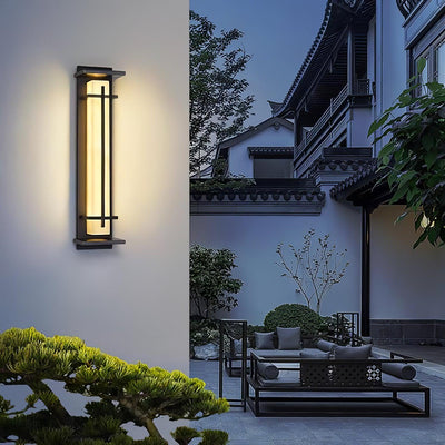 Marcell Alabaster Square Wall Light