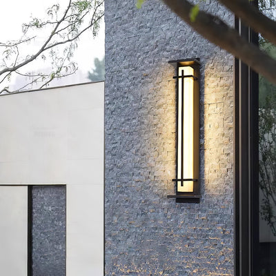 Marcell Alabaster Square Wall Light