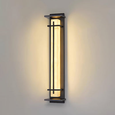 Marcell Alabaster Square Wall Light