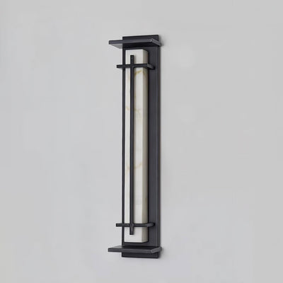 Marcell Alabaster Square Wall Light