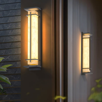 Marcell Alabaster Square Wall Light