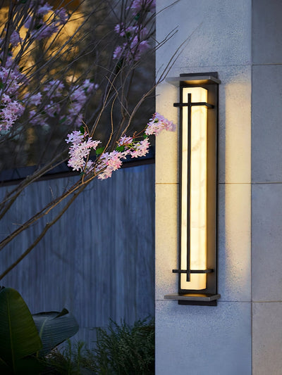 Marcell Alabaster Square Wall Light