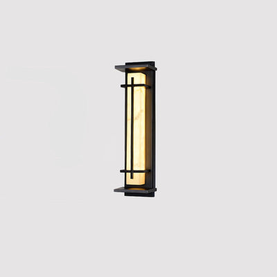 Marcell Alabaster Square Wall Light
