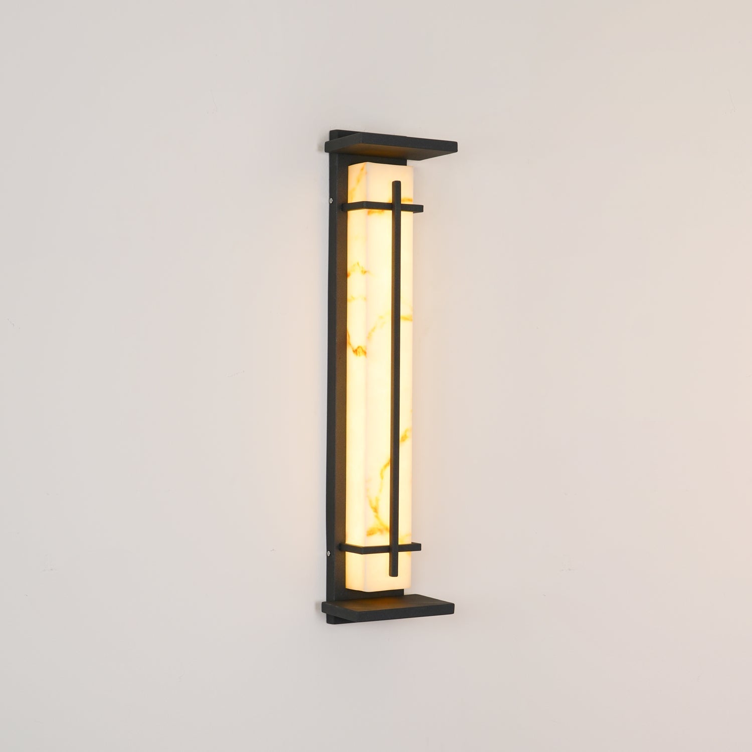 Marcell Alabaster Square Wall Light