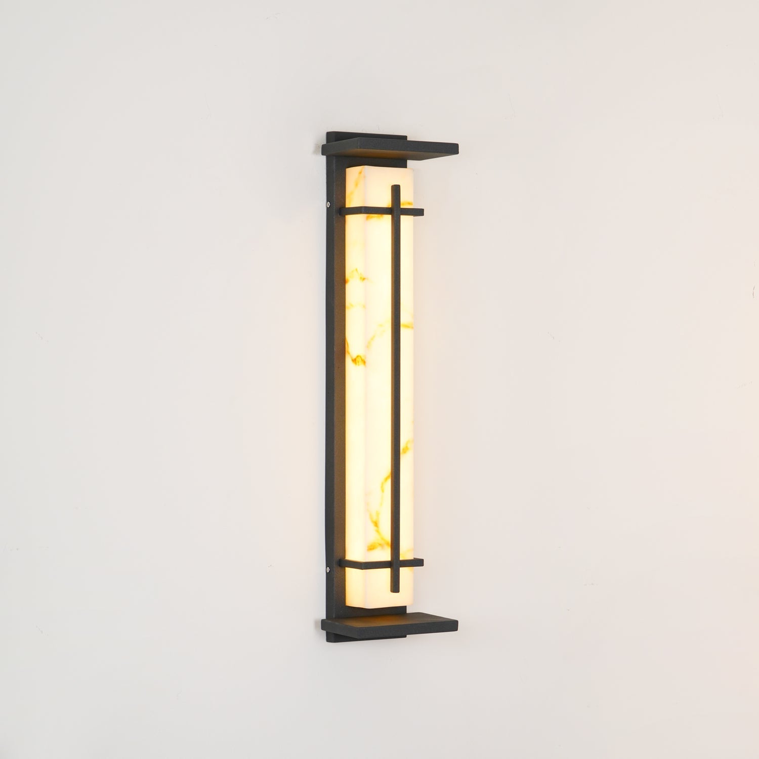 Marcell Alabaster Square Wall Light