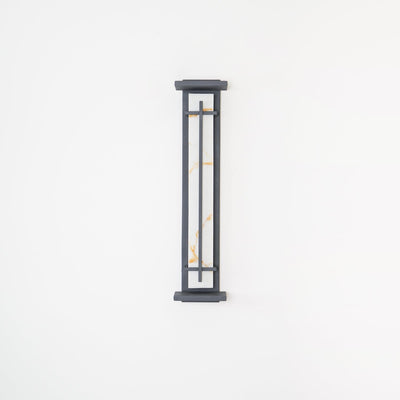 Marcell Alabaster Square Wall Light