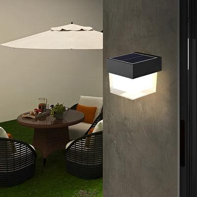 Philipa Square LED Minimalist Iron Outdoor Wall Lights