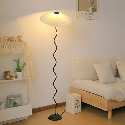 Lioraven Fabric Minimalist Floor Lamp