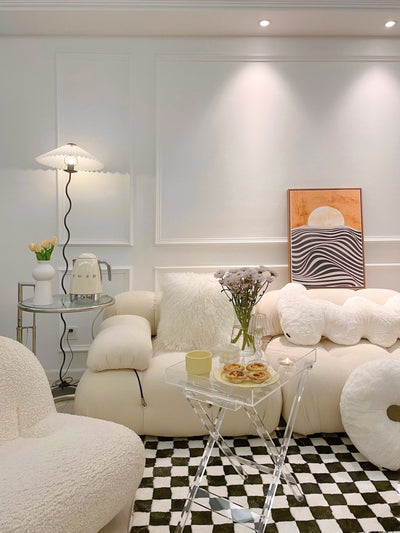 Lioraven Fabric Minimalist Floor Lamp