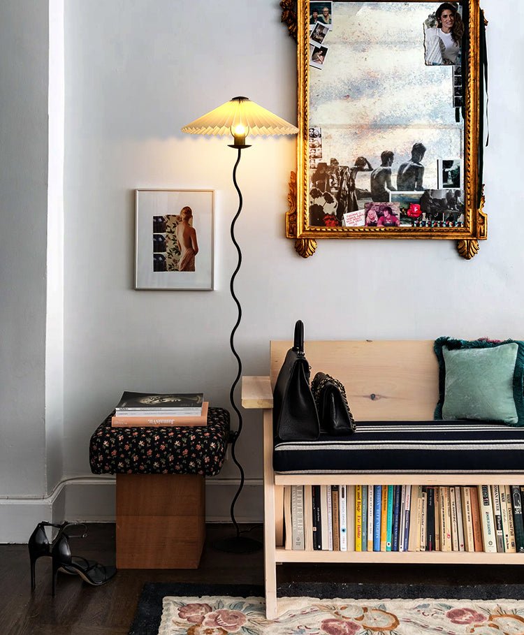 Lioraven Fabric Minimalist Floor Lamp