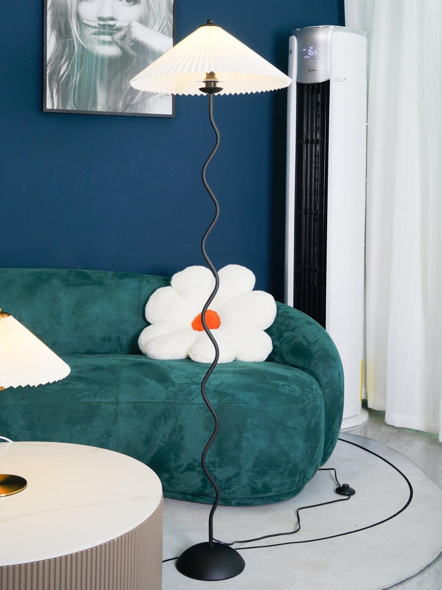 Lioraven Fabric Minimalist Floor Lamp