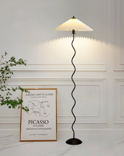 Lioraven Fabric Minimalist Floor Lamp