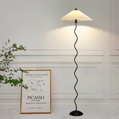 Lioraven Fabric Minimalist Floor Lamp