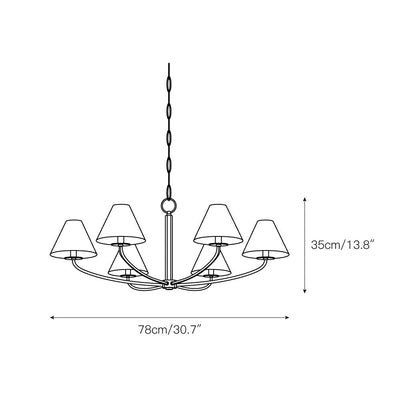 Linenena Fabric Chandelier