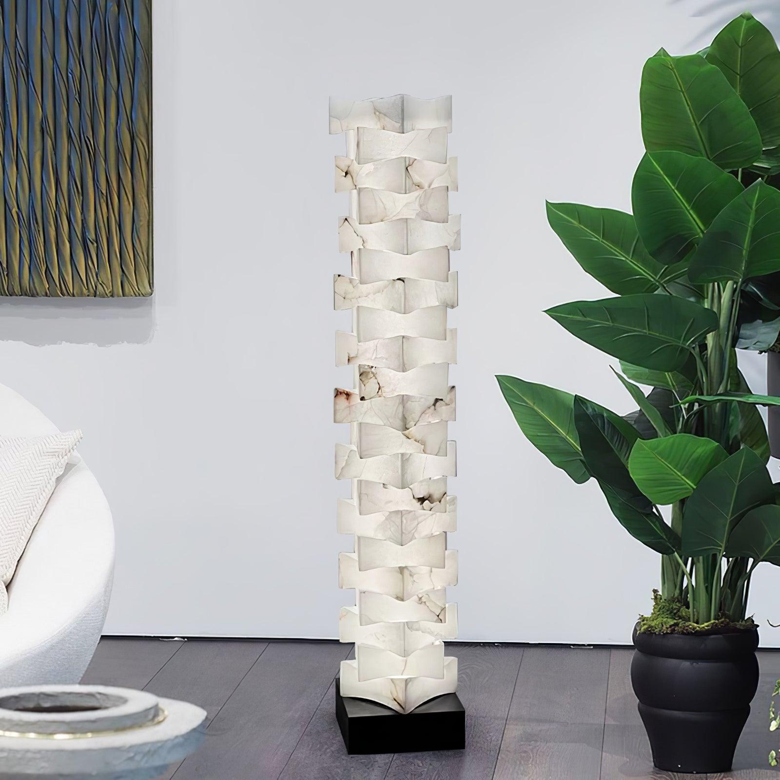 Sostix Alabaster Floor Lamp