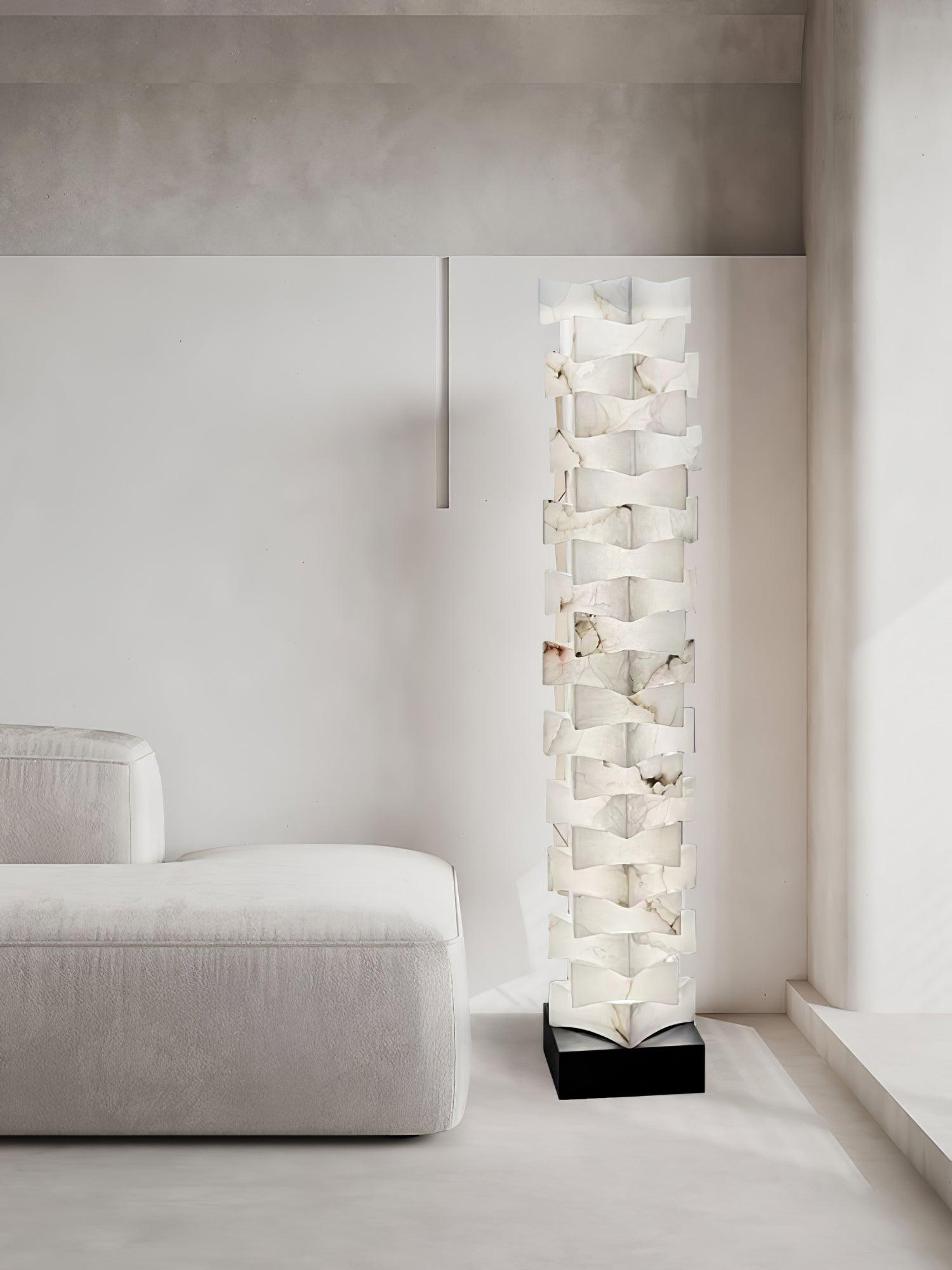 Sostix Alabaster Floor Lamp