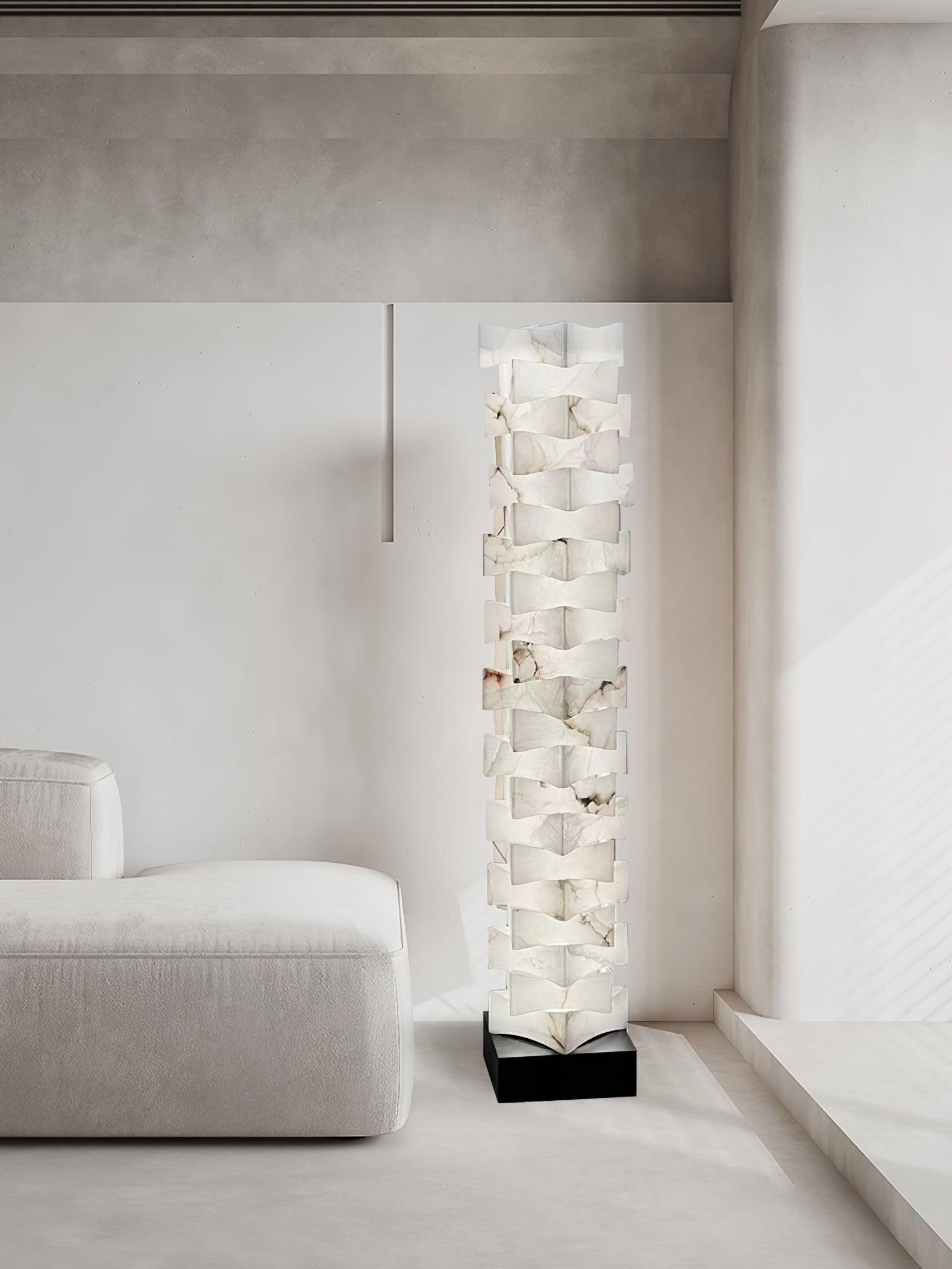 Sostix Alabaster Floor Lamp
