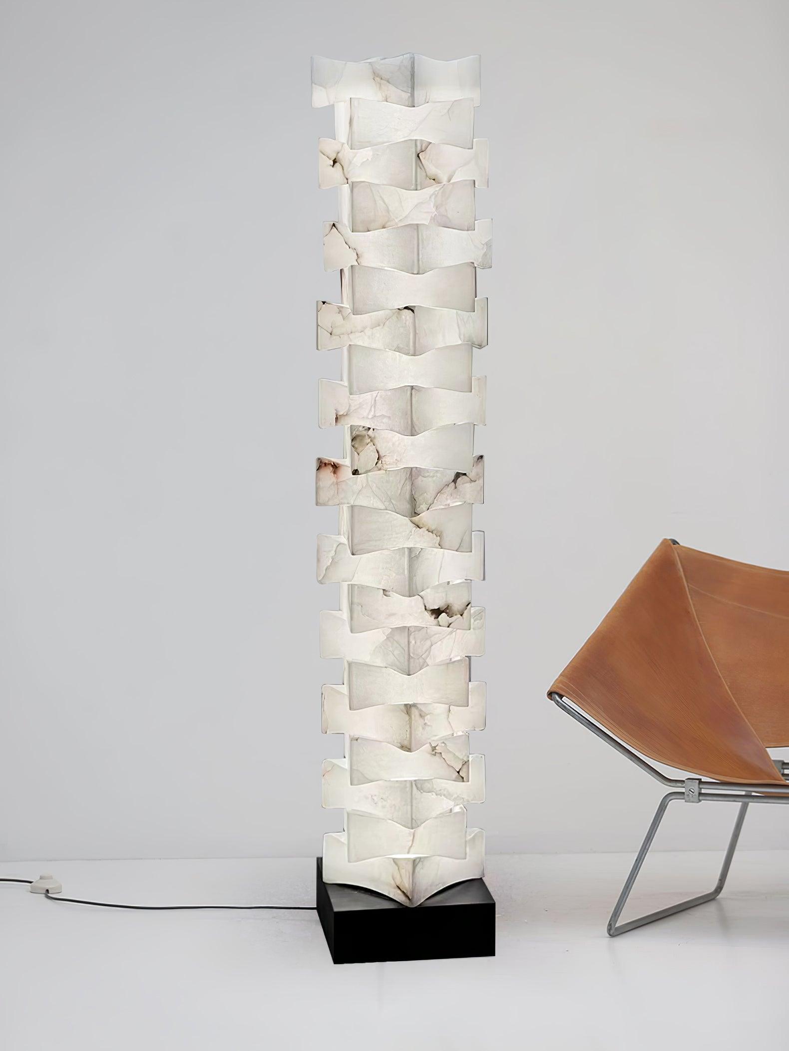 Sostix Alabaster Floor Lamp