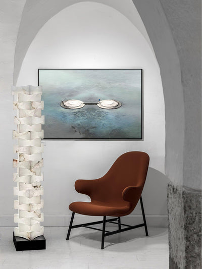 Sostix Alabaster Floor Lamp