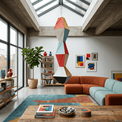 Mavelle Geometric Rice Paper Pendant Lamp