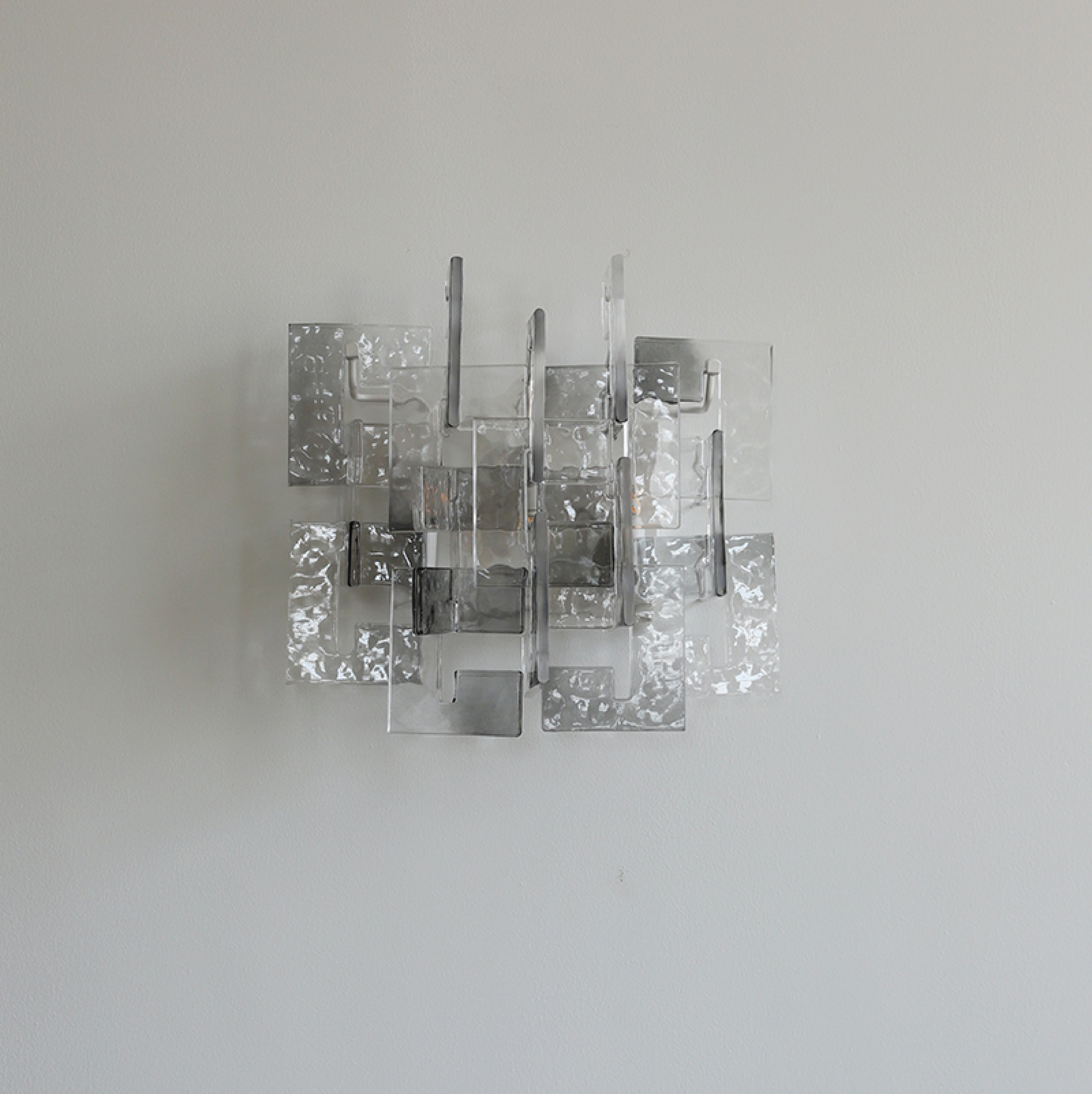 Stacked Glass Wall Sconce