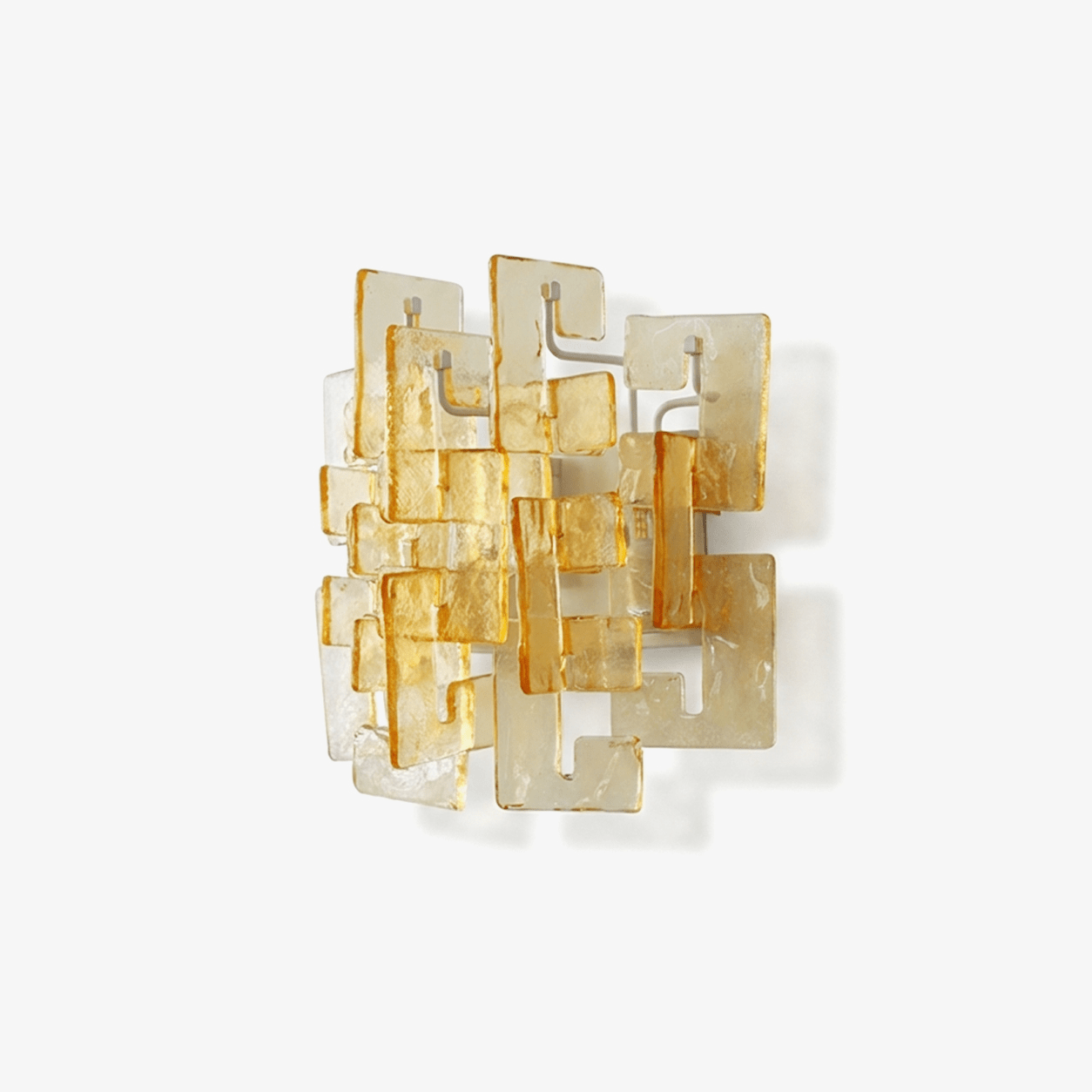 Stacked Glass Wall Sconce