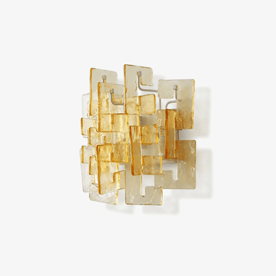 Stacked Glass Wall Sconce