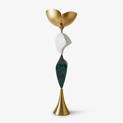 Stacked Sculptural Floor Lamp