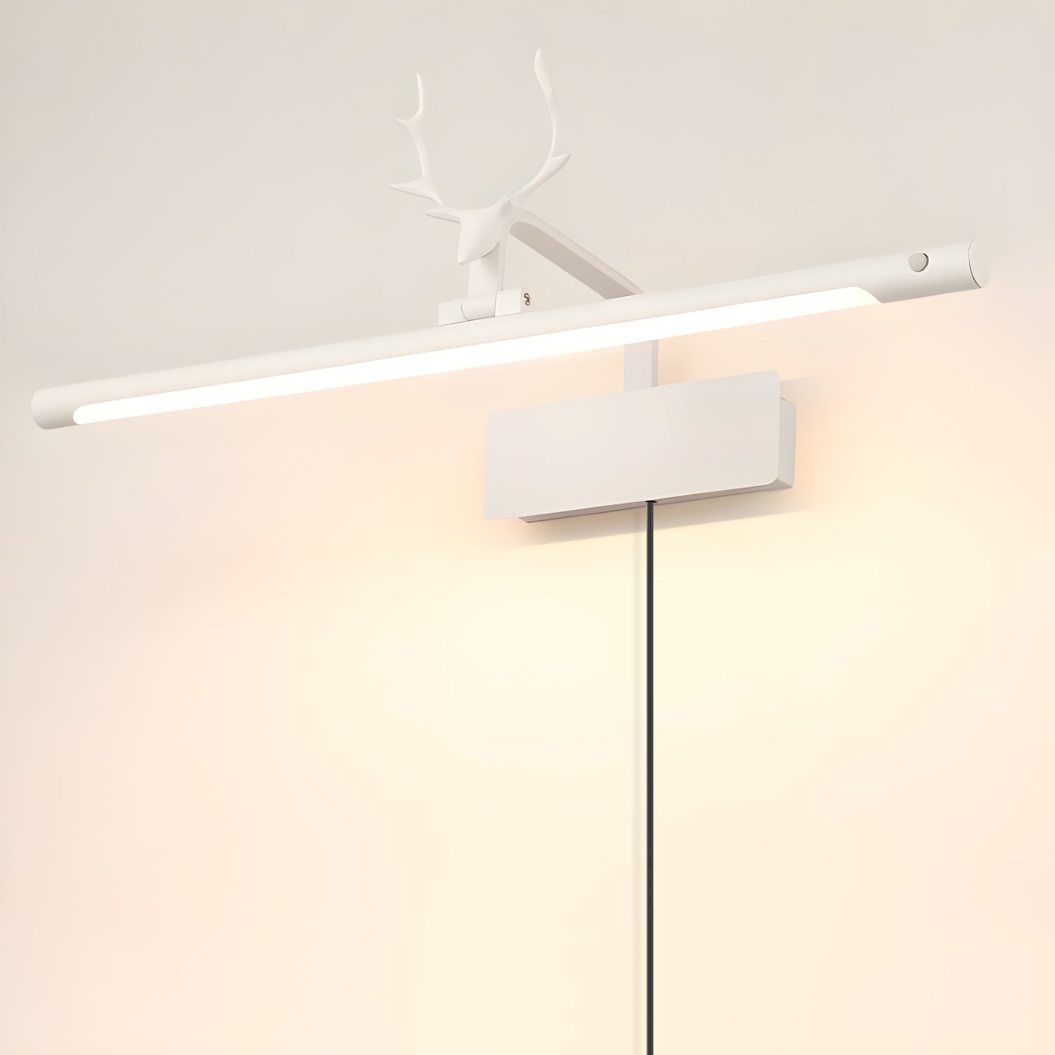 Stag Horn Plug-in Wall Light