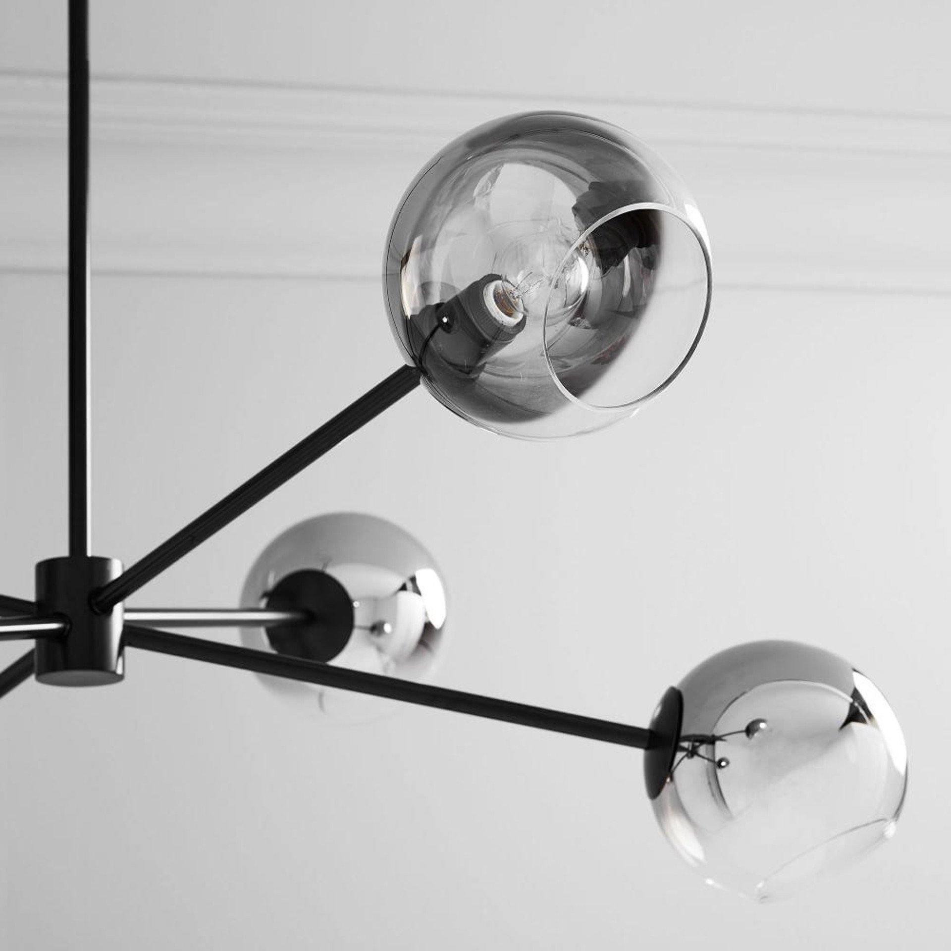 Aristin Chandelier Staggered Glass 6-Light