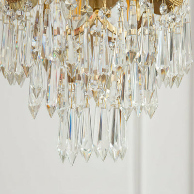 Seraphelion Stained Crystal Linear Pendant Lamp