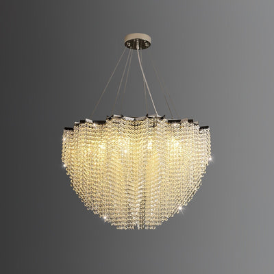 Zashayra Crystal Column Chandelier