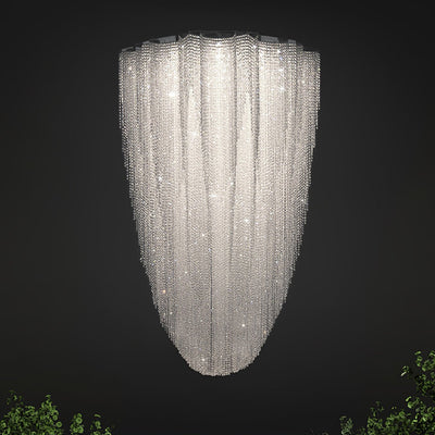Zashayra Crystal Column Chandelier