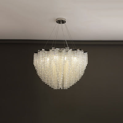 Zashayra Crystal Column Chandelier