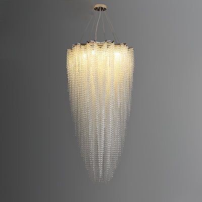 Zashayra Crystal Column Chandelier