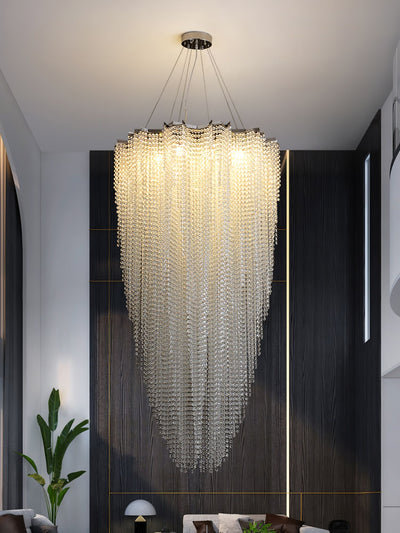 Zashayra Crystal Column Chandelier