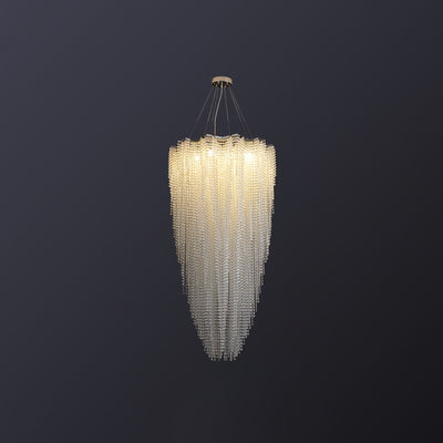 Zashayra Crystal Column Chandelier
