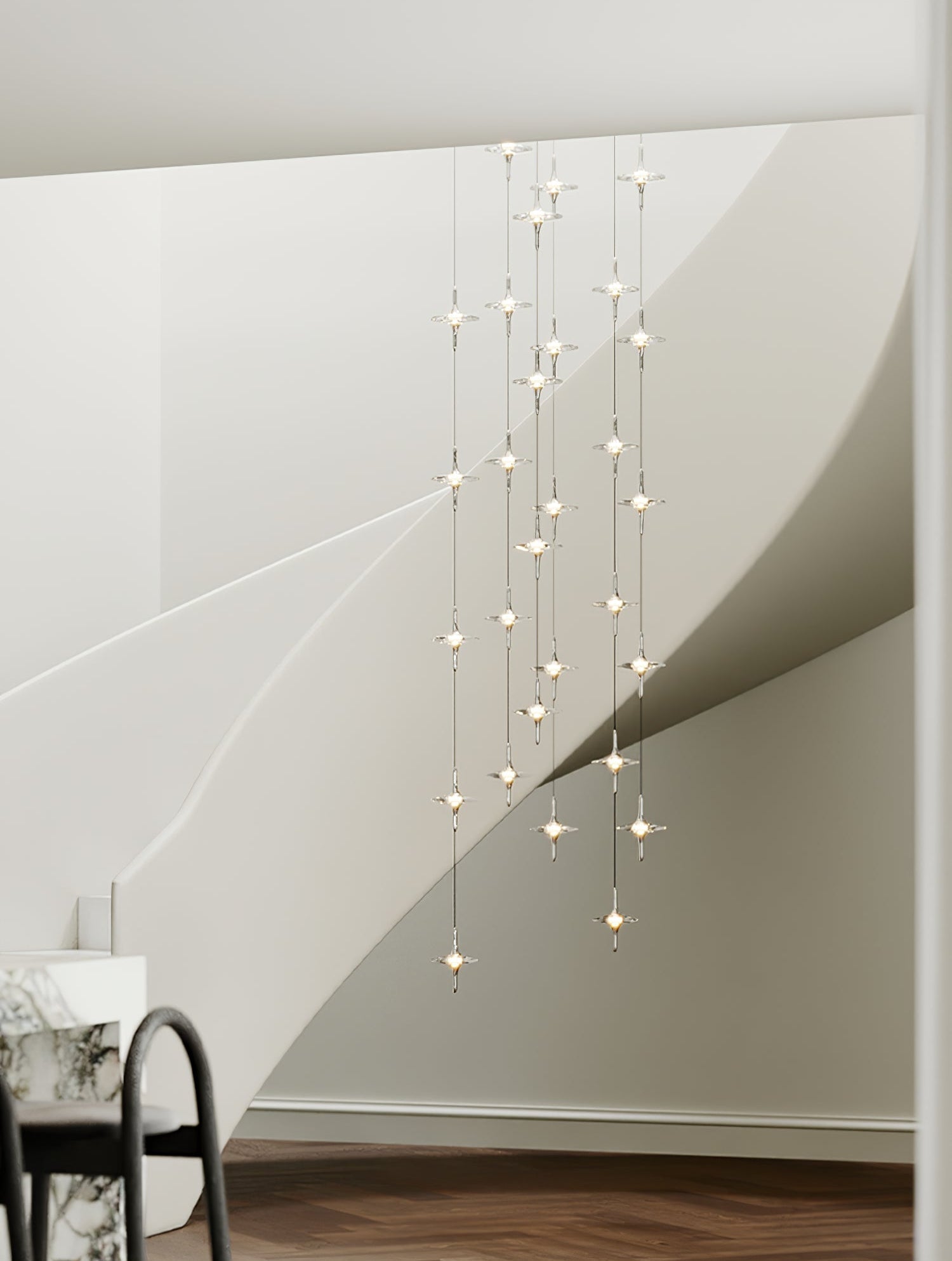 Varcienne Starfall Staircase Chandelier
